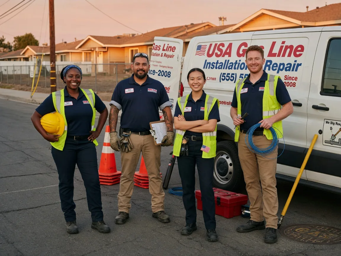 Gas Line Installation company in Oglesby, TX